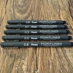 Pentel Pointliner Pens