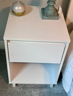 White wood Nightstands Qty 2