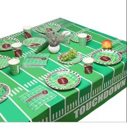 Football Party Supplies Kit Serve 25. $15