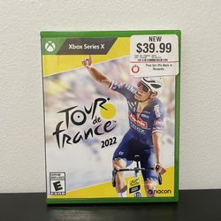 Tour De France 2022 Xbox Series X OPEN BOX NEW Cyling Racing Video Game