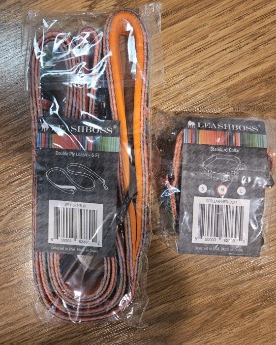 New Leash Boss Collar And Leash