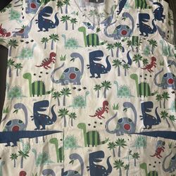 Dinasour Scrub Top (L)
