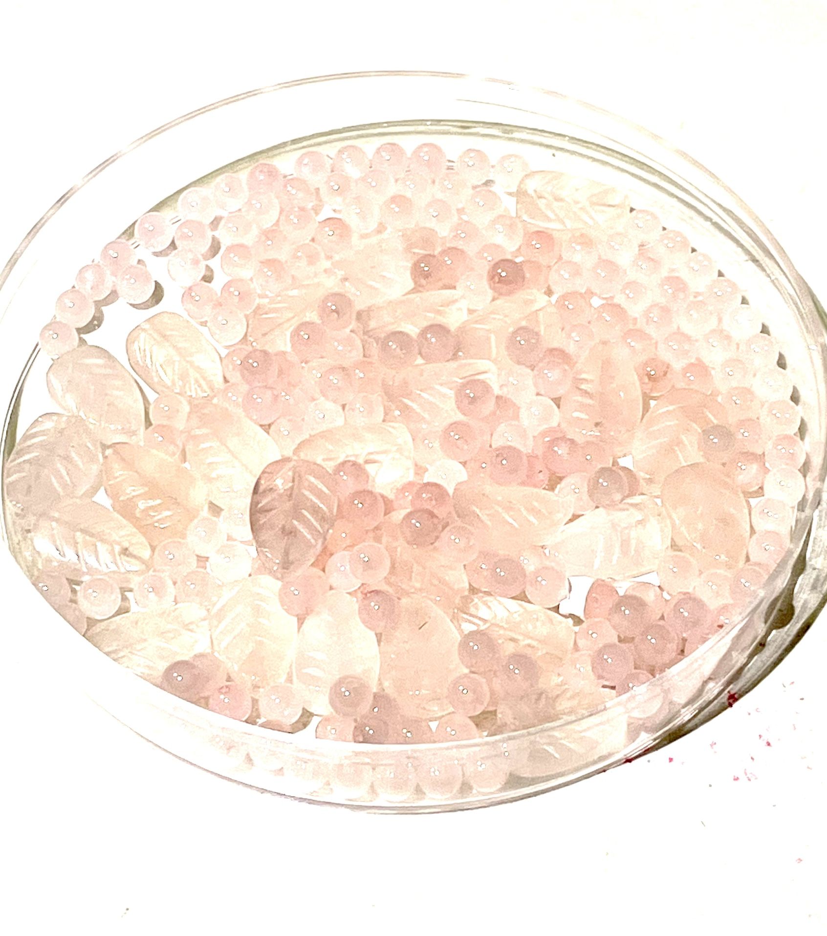 Mix Of 4-8mm Rose Quartz Beads
