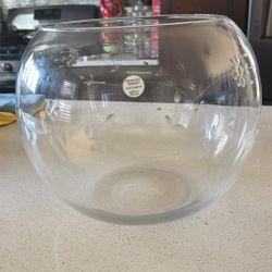Princess House Exclusive With Butterfly Fly Etch Punch Bowl