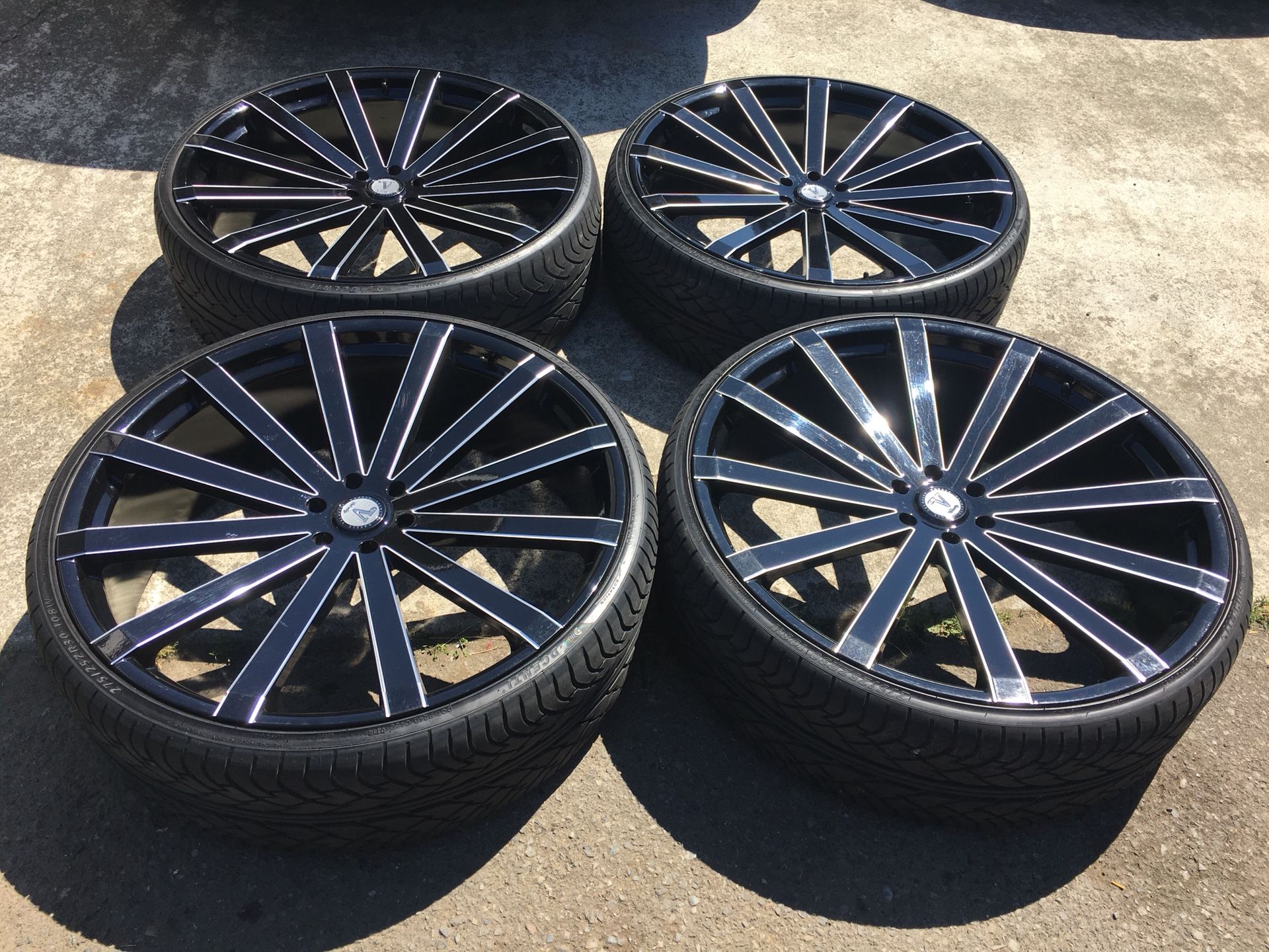 30 INCH RIMS AND TIRES 6 LUG