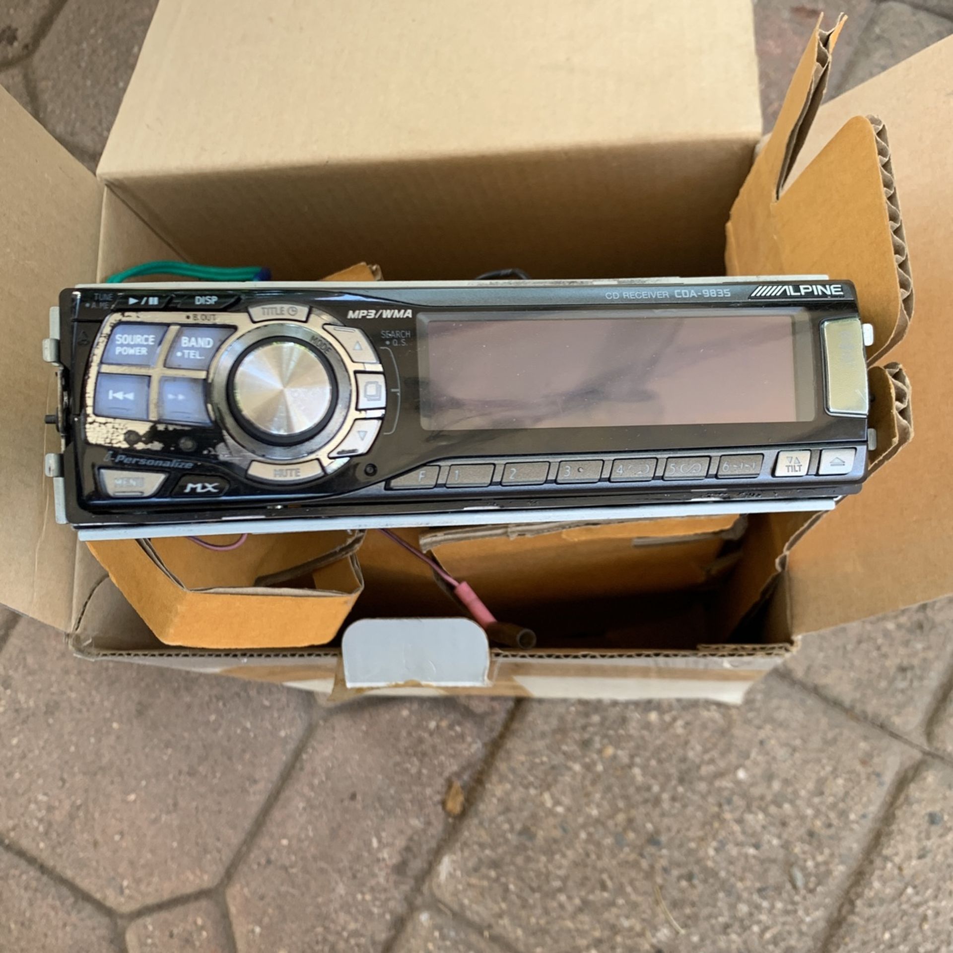Used Alpine CDA 9835 