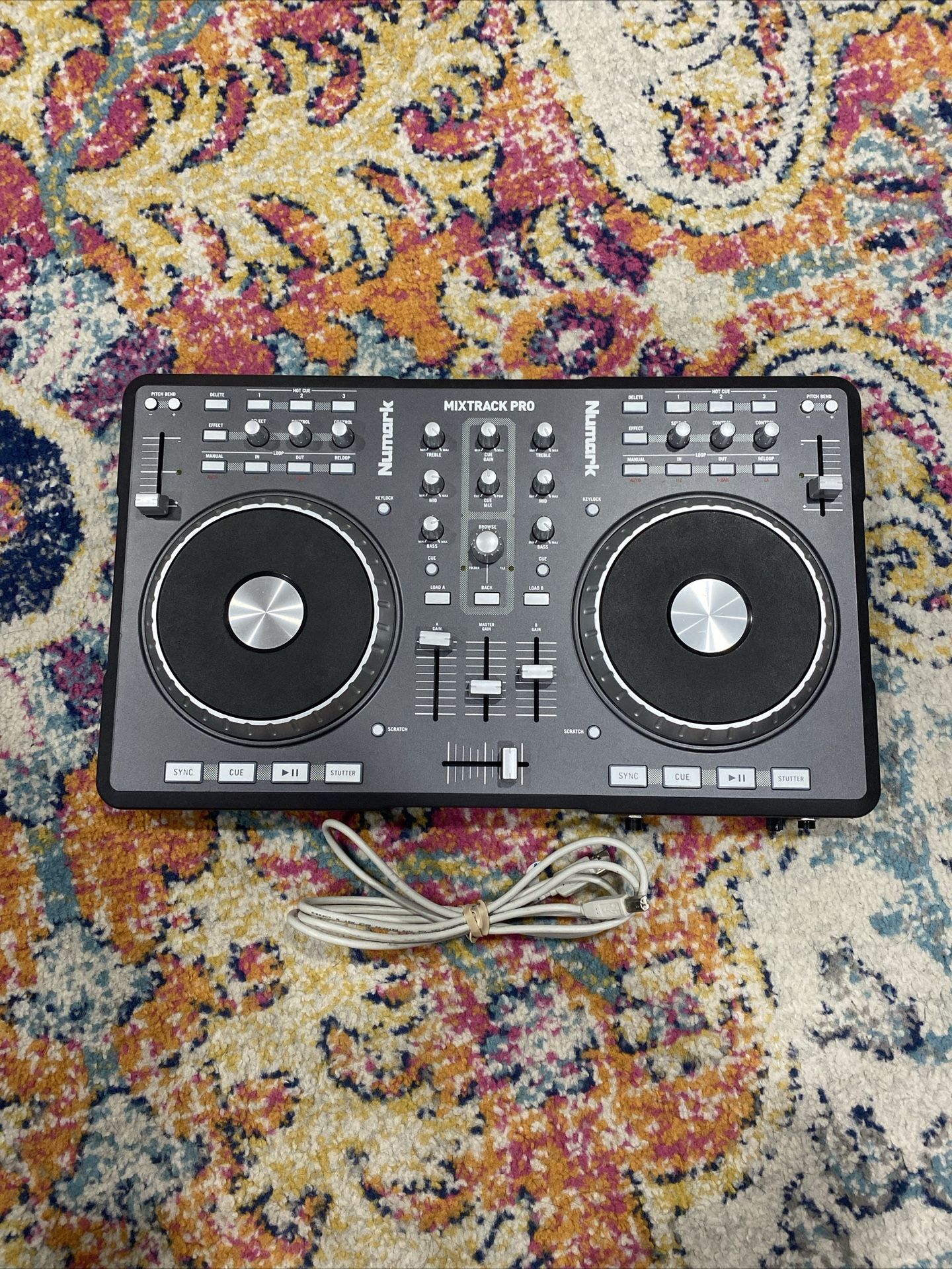 Numark Mixtrack Pro DJ Controller W/ Integrated Audio Interface +Compatible USB
