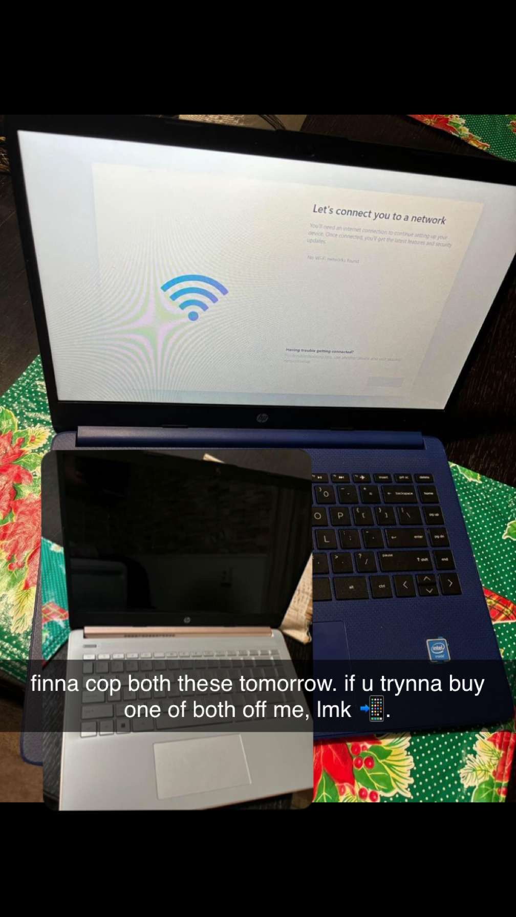 HP laptops.