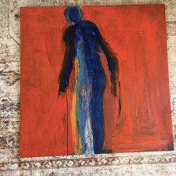 Joan Clark “ Go Wander” Original Painting - 36in x 36