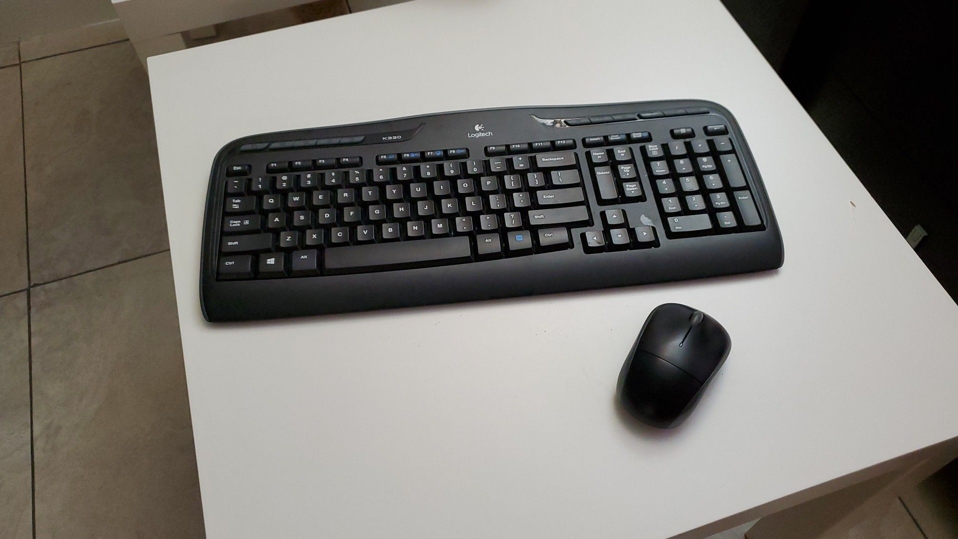 Wireless keyboard & mouse combo Logitec K330