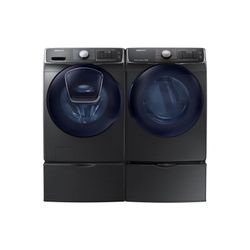 Samsung Stackable 4.5 cu ft and 7.5 cu ft Washer/Dryer set
