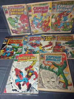 Marvel Captain Britain Comic Bundle