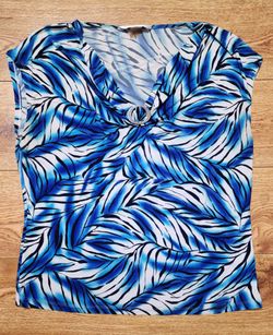Peter Nygård Women's Petite Sleeveless Blouse Size L