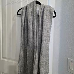 Gray Blanket  Scarf 