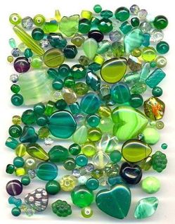 Antique beads , assorted ,,