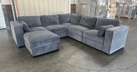 COSTCO SECTIONAL + OTTOMAN
