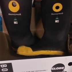 HONEYWELL FIREPROOF BOOTS HAZMAT APPROVED