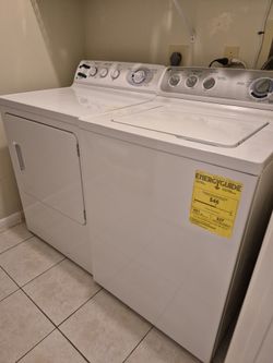 Washer and Dryer