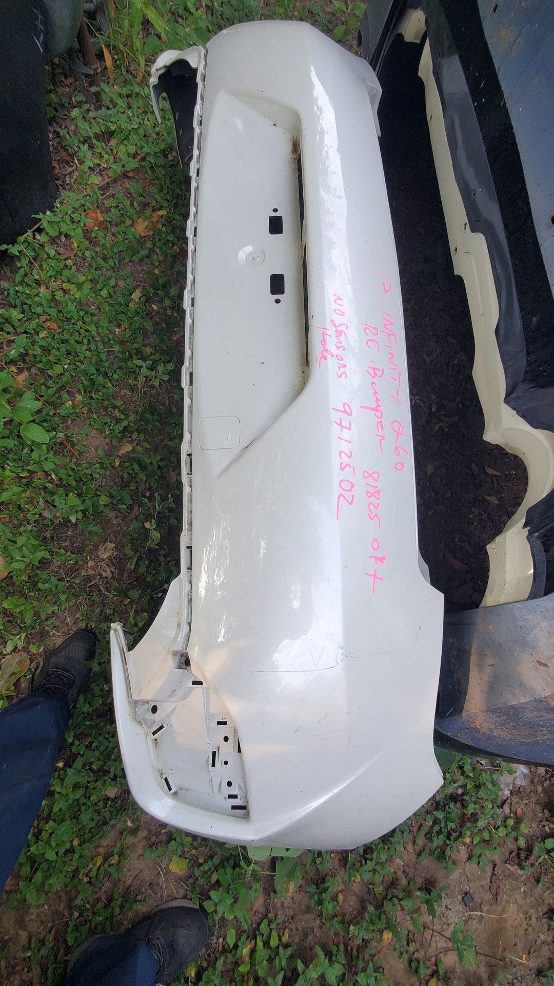 2017 Infiniti Q60 Rear Bumper