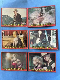 1973 TOPPS Trading Cards Kung Fu TV Series