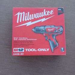 Milwaukee M12 3/8" Hammer Drill 