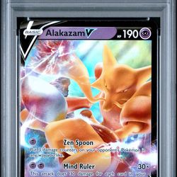 Alakazam V #083 VBOX 2021 Pokemon - PSA 9
