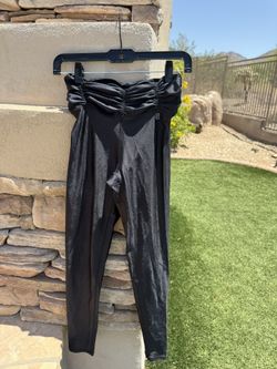 Athletic leggings black women’s size small by B  Fabric: 80% nylon and 20% spandex. Measurement:, total length 34 inches in length , inseam, crowd top