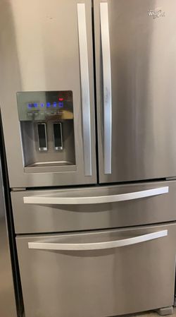 Whirlpool French Door Stainless Steel Refrigerator Fridge
