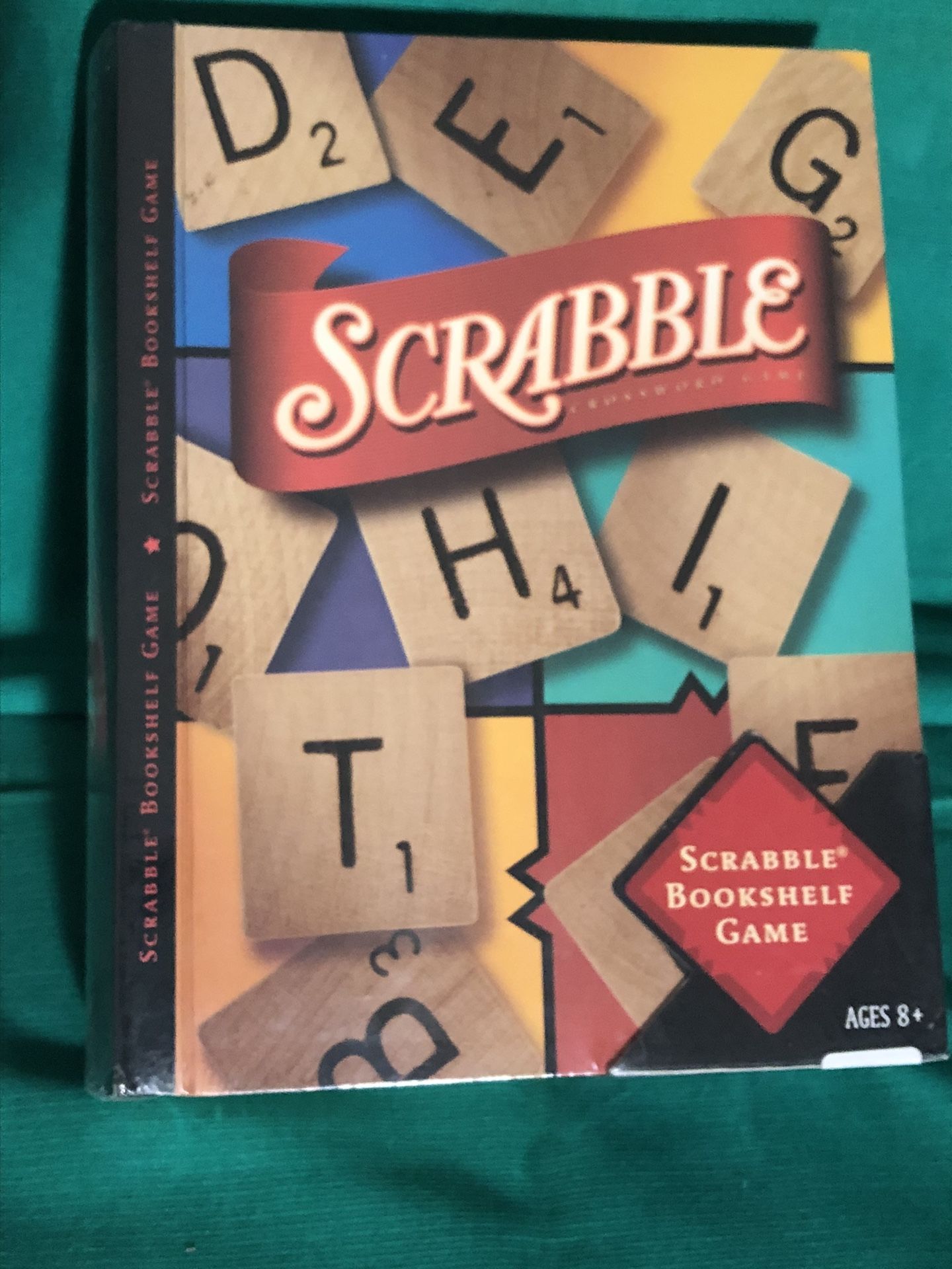 Scrabble Bookshelf Box Crossword Game New/Sealed