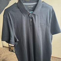 Calvin Klein Polo Liquid Touch Black