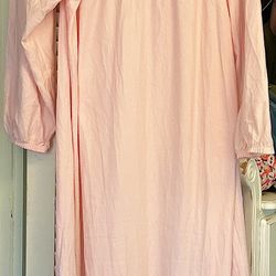 Vintage Vanity Fair Ivory Fleece-like Lounge Nightgown M