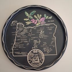 1959 Oregon Centennial Souvenir Tray
