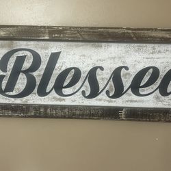 Blessed Sign Wall Decor