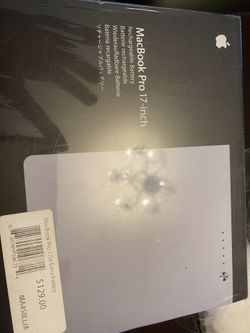 MacBook Pro 17 inch new battery