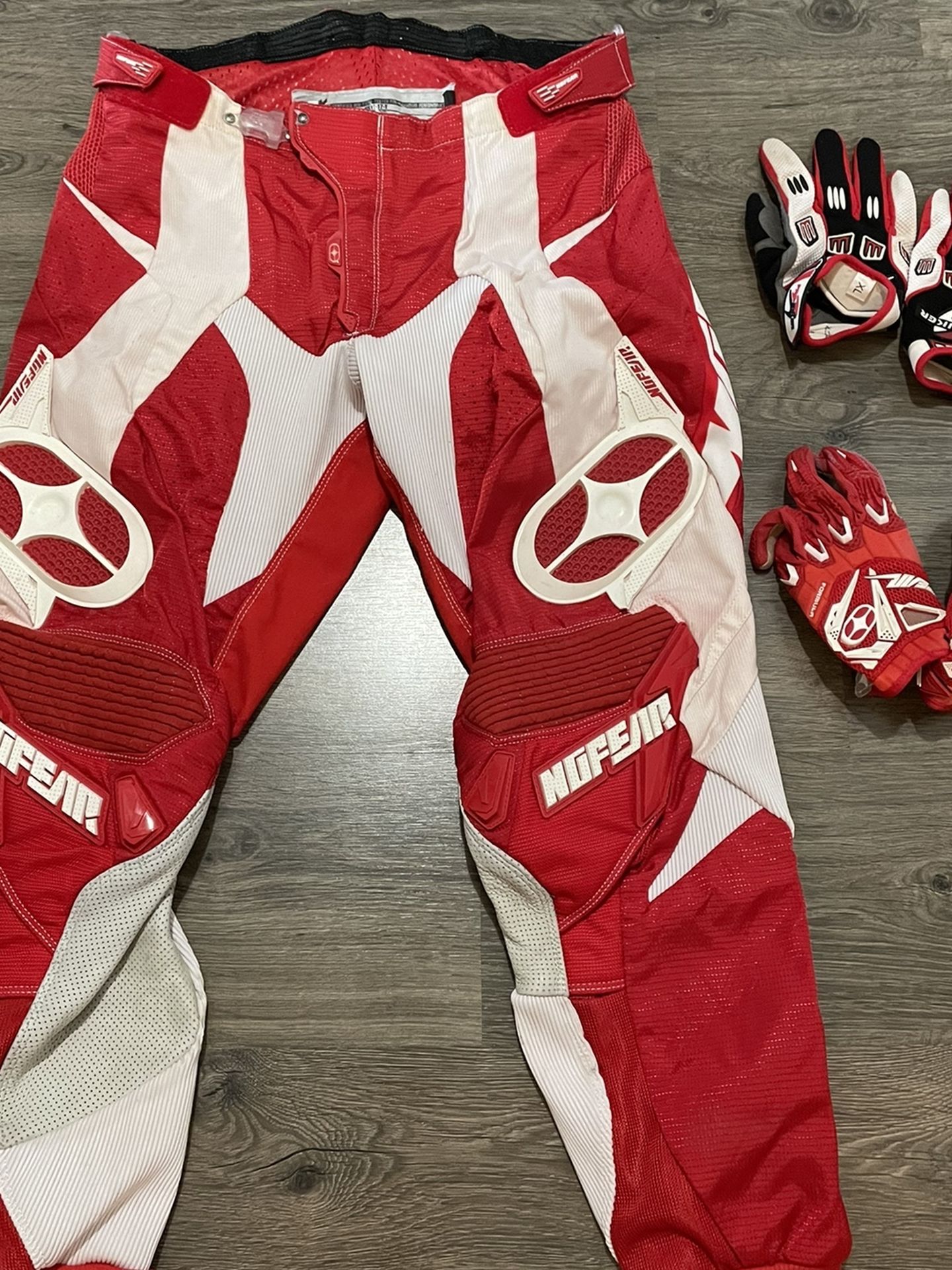 Motorcycle Pants And Gloves! $30
