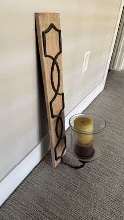 Sconce With Candle