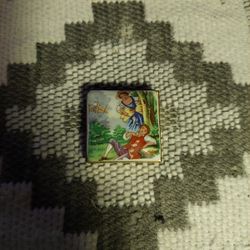 Vintage Porcelain & brass Pocket Lockett 