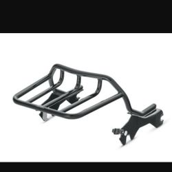 Black Luggage Rack New In The Box Genuine Harley Davidson HoldFast Two-Up Luggage Rack - Black, Softail Fatboy, And Breakout Models OEM 5