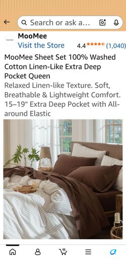 Moomee sheets set