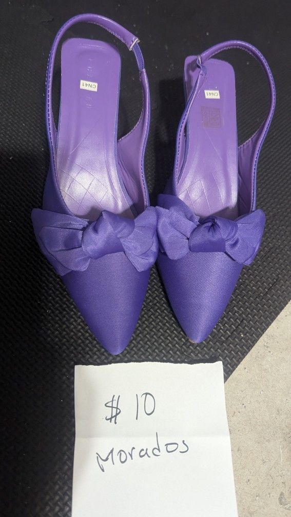 See 6 Pictures Women Shoes Only $10 Purple Size 9-10