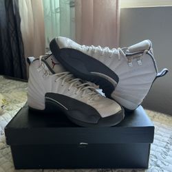 Jordan 12 Retro White Dark Grey