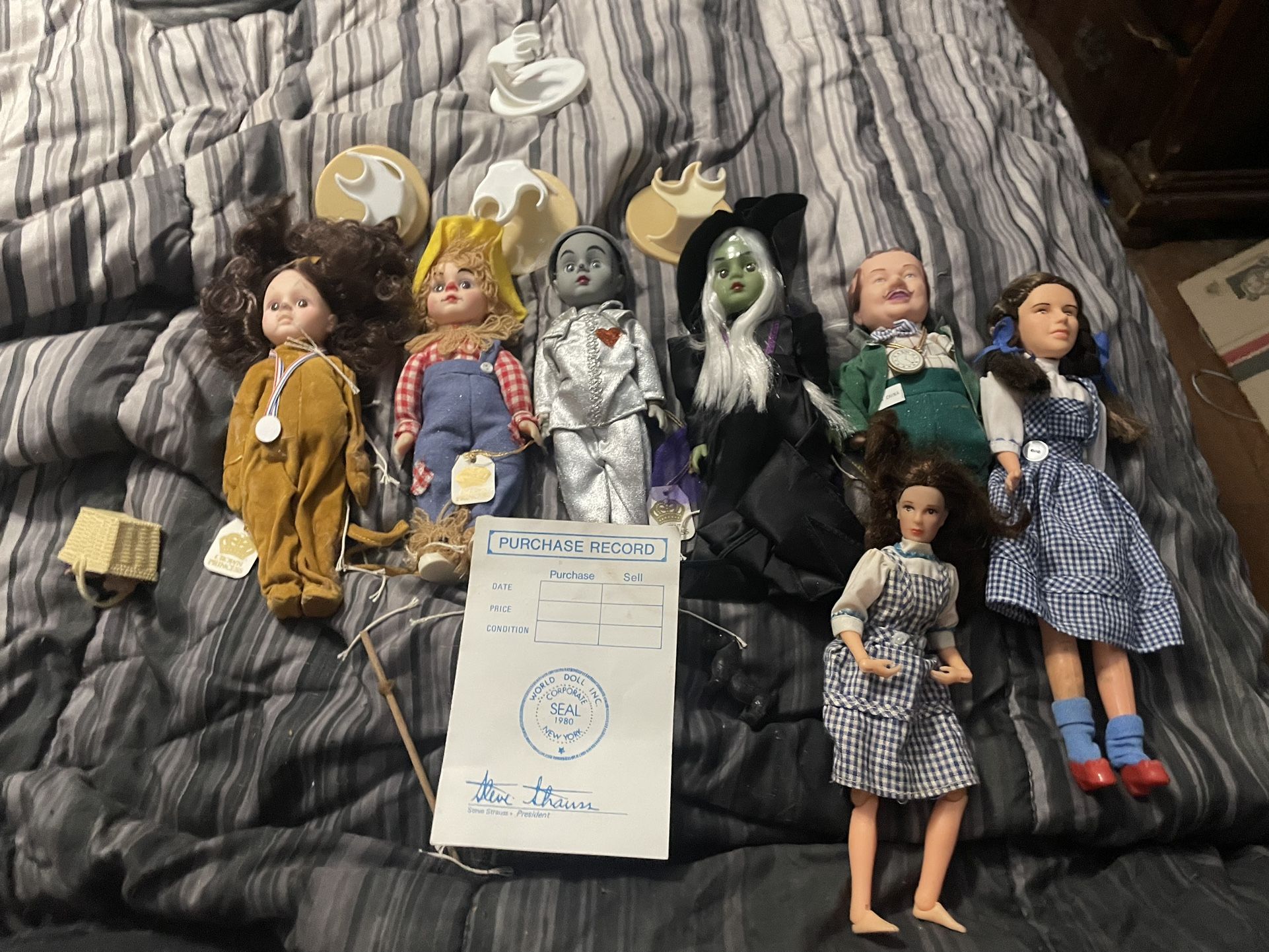 1986 World Doll Wizard Of Oz Dolls All For $40 