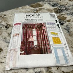 McCall's Sewing Pattern #M4408-Window Essentials Curtain Valance, Uncut