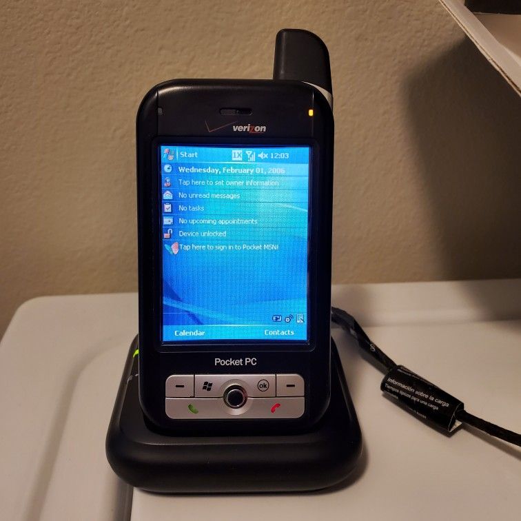 Verizon Wireless Broadband Access Windows Mobile Pocket PC Phone XV6700 Works