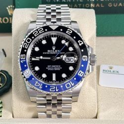 Rolex batgirl GMT-Master II 126710BLNR Jubilee (Full set)