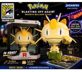 Meowth plushie LE 1k SDCC exclusive