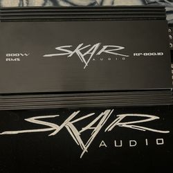 Skar Amp With 10inch Kicker Comp Sub 