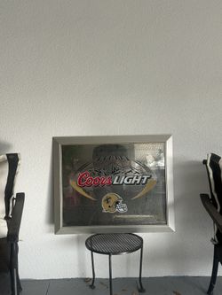 Saints Coors Light Vintage Mirror
