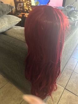 Red Long wig