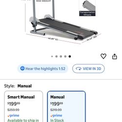 Amazon Manual Treadmill 